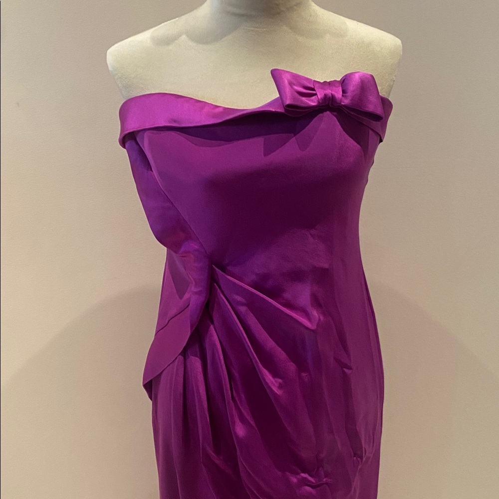 Badgley Mischka Rich Purple Gown